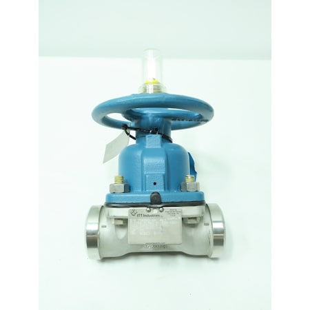 Itt MANUAL STAINLESS BUTT WELD 2IN DIAPHRAGM VALVE 2-2466-M-903-S1-B88-SQD1-SQD2-SQD5-SQD8-SQDV